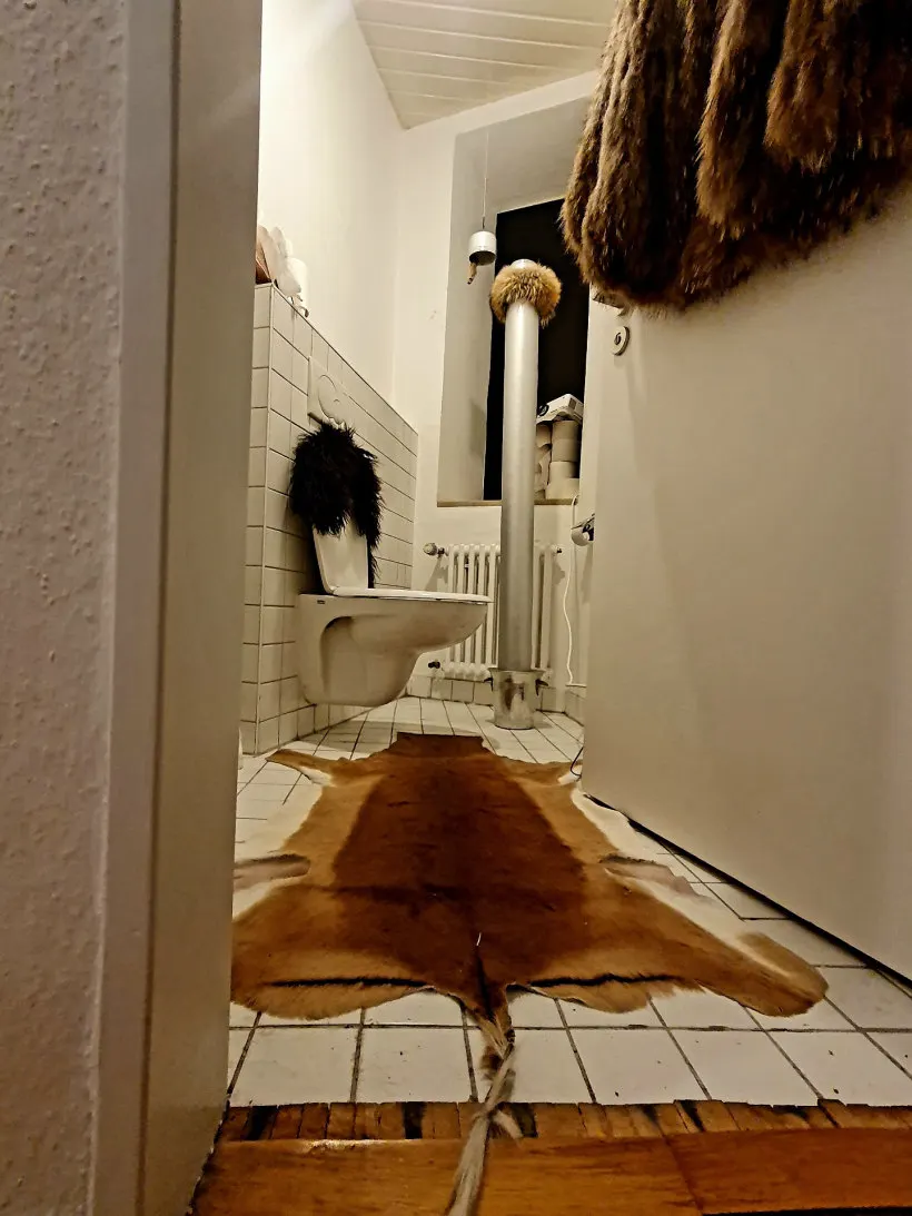 Kunst-Installation aus dem Kunstunterricht