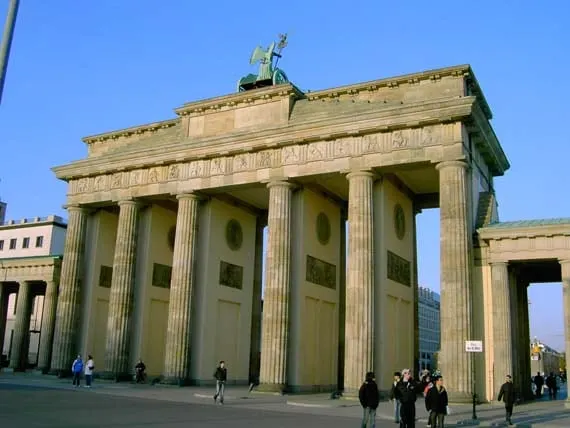 Brandenburger Tor bei der Berlinfahrt