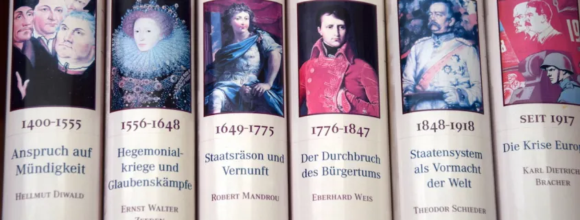 Detail aus der Studienbibliothek des MTG
