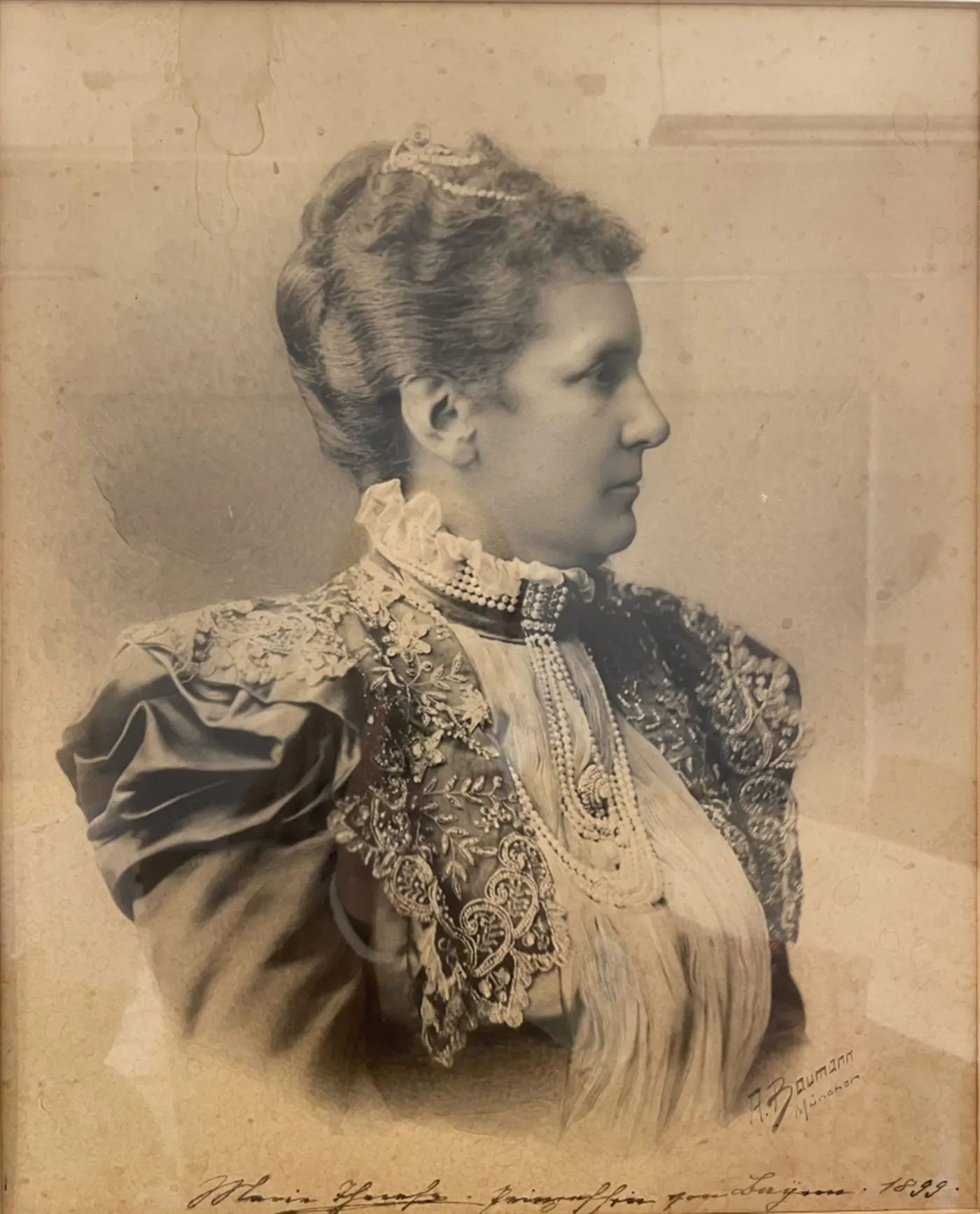 Porträt Maria Theresia von Österreich-Este im Direktorat des MTG